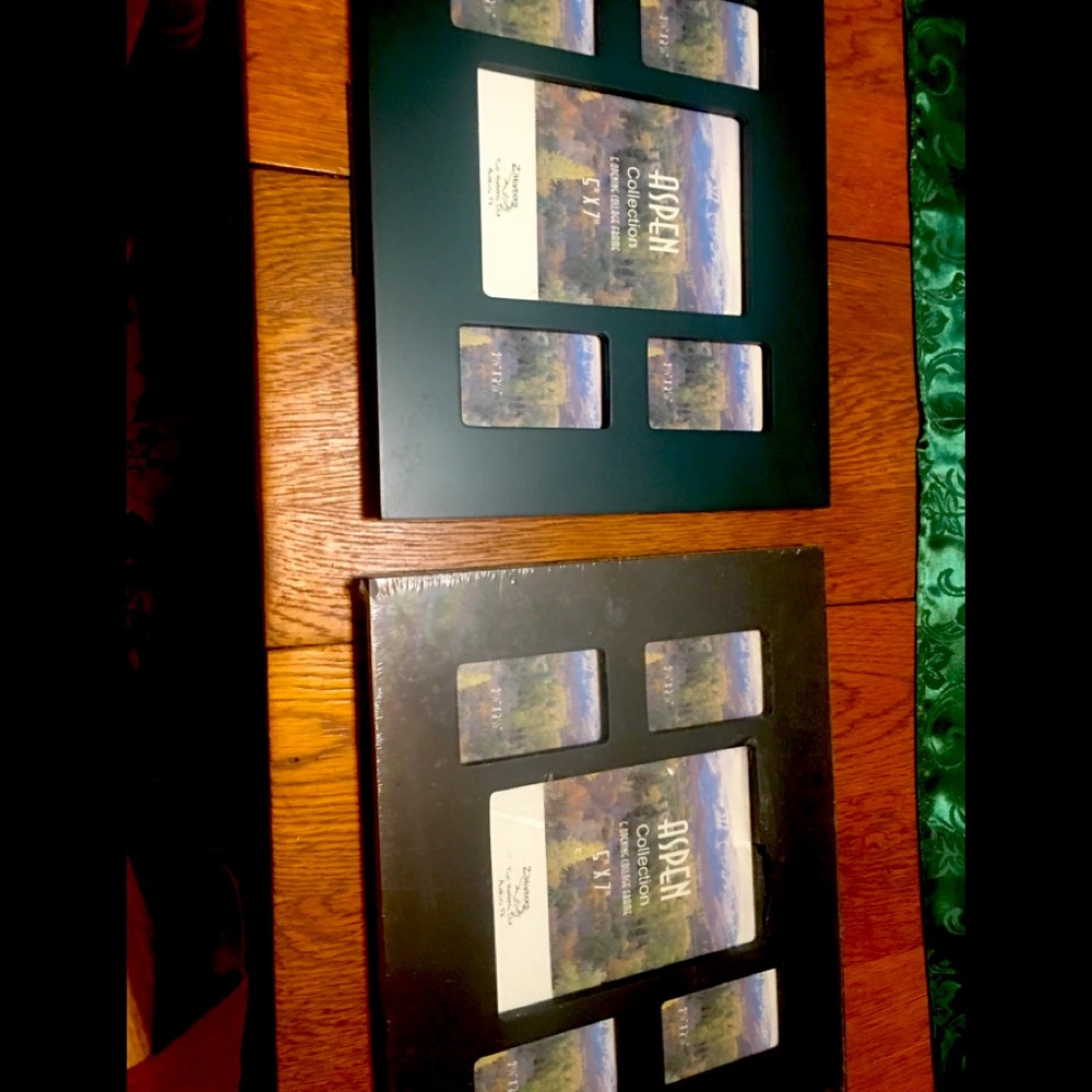 2 5x7 collage photo frames-3/$25🎉